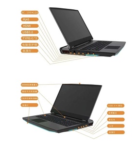 Core i9-10885H GTX1650 Gamer ordinateur portable 17.3 pouces RAM 64GB SSD 4TB HDD 2TB interfaces riches jeux de clavier rétroéclairés colorés - Product Image 6