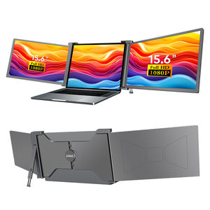 Pesanan massal Monitor portabel layar ganda 15.6 inci untuk USB C layar Laptop perpanjangan Monitor tiga pasang & mainkan untuk Monitor Gamer - Product Image 1