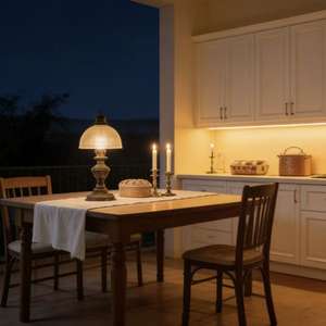 Armoires <span class=keywords><strong>de</strong></span> salle <span class=keywords><strong>à</strong></span> manger modernes en bois blanc avec poignées métalliques, rangement multifonctionnel, ambiance chaleureuse, rangement <span class=keywords><strong>de</strong></span> cuisine - Product Image 1