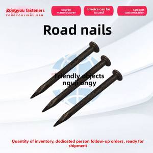 मोटी स्टील रोड की स्टड स्पीड कूबड़ और डामर रोड नाखून उत्पाद श्रेणी के लिए ग्राउंड फिक्स्ड स्टड - Product Image 3