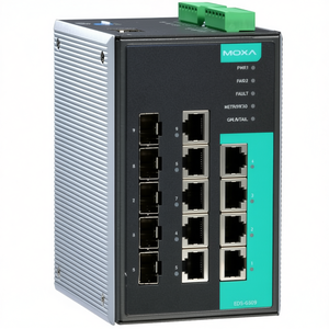 โมกซ่า EDS-G509-T กิกะบิตแมเนจสวิตช์ 9 พอร์ต อุปกรณ์เชื่อมต่ออีเธอร์เน็ตอุตสาหกรรม - Product Image 2