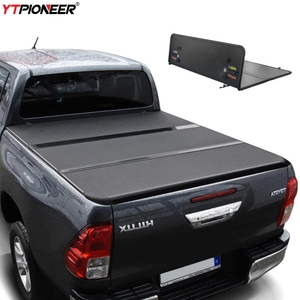 2022 <span class=keywords><strong>Hilux</strong></span> aluminio duro maletero trasero Tonneau cubierta tapa camión cama cubierta Tie Fold Pickup cubiertas para <span class=keywords><strong>Toyota</strong></span> <span class=keywords><strong>Hilux</strong></span> - Product Image 1