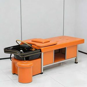 Lavabo de Cerámica de Acero Inoxidable para Terapia Capilar y Masaje Tailandés, Exclusivo para Salones de Belleza, Barberías y Peluquerías - Product Image 6