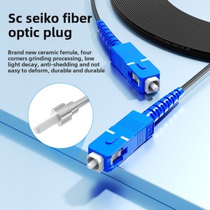 <span class=keywords><strong>Rallonge</strong></span> <span class=keywords><strong>optique</strong></span> d'intérieur et extérieure de <span class=keywords><strong>fibre</strong></span> de FTTH LC Pigtail SC-SC le câble de <span class=keywords><strong>fibre</strong></span> <span class=keywords><strong>optique</strong></span> 1 noyau - Product Image 3