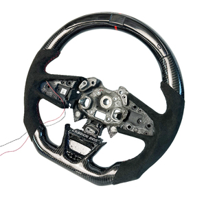 Volante Deportivo con Pantalla LED para <span class=keywords><strong>Renault</strong></span> Megane Mk4 <span class=keywords><strong>Mégane</strong></span> 4rs, Volante de Fibra de Carbono Real con ALCANTARA - Product Image 4