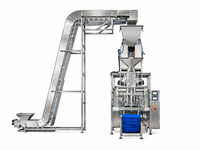 Machine d'emballage verticale pour glace en sacs de 5 kg, 9 kg, 25 kg – Machine automatique de pesage et d'ensachage pour glace en cubes, en flocons et en tubes