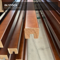 Rampe d'escalier en bois à jointures, moulure durable pour balustrade d'escalier intérieure