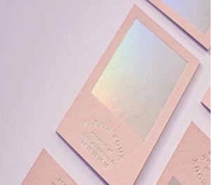 Customisable Coloured Holographic <strong>Rainbow</strong> Edge Business <strong>Card</strong> Offset Printed Foil Logo Visiting <strong>Card</strong> Cardboard Material OEM Brand - Product Image 2