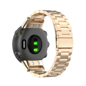 Pulsera inteligente de Metal de tres cuentas, correa de muñeca con herramientas para <span class=keywords><strong>Garmin</strong></span> <span class=keywords><strong>Forerunner</strong></span> <span class=keywords><strong>45</strong></span> 45S Swim 2, correa de <span class=keywords><strong>reloj</strong></span> de acero inoxidable - Product Image 3