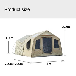 Tente gonflable de camping en tissu Oxford, modèle T1107, marque OEM, pression 300-500 mm, vente en gros d'usine - Product Image 1