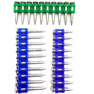 Clavos de Pistola de Gas Galvanizados en Tiras de Plástico, Punta Afilada, <span class=keywords><strong>para</strong></span> Concreto Duro Reforzado - Product Image 1