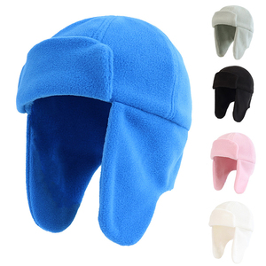 Berretto Invernale in Pile Caldo per Bambini Landfond con Paraorecchie Cappello Invernale per Esterno - Product Image 1