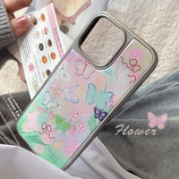 Coque papillon aquarelle Ins pour Apple iPhone 16 17 Pro Max, coque de protection antichute pour iPhone 14, étui tendance pour 13 15