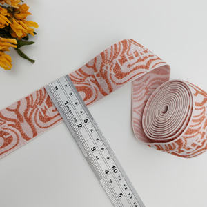 Cinta Elástica de Nailon Brillante de Alta Calidad para Sujetador, Banda Transpirable Tejida para Mujer, con Logotipo Personalizado - Product Image 4