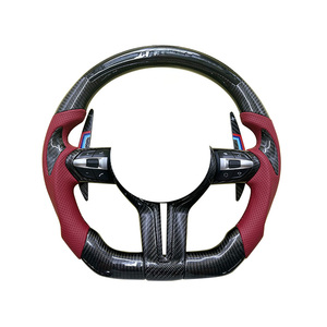 Volante de Fibra de Carbono Brillante con Cuero Perforado para <span class=keywords><strong>BMW</strong></span> M3 <span class=keywords><strong>M4</strong></span> M5 M6 F10 F20 F30, <span class=keywords><strong>Precio</strong></span> de Fábrica - Product Image 5
