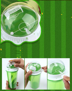 16oz 480ml Moderne Écologique Enfants Été Football <span class=keywords><strong>Tir</strong></span> Jeu Drôle Double Couche En Plastique Tasse À Eau pour <span class=keywords><strong>Jus</strong></span> De Fête Tasse - Product Image 5