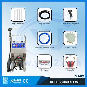 Lavadora de hielo seco Premium para mantenimiento automotriz, limpieza de moldes y tratamiento de superficies de equipos industriales - Product Image 6