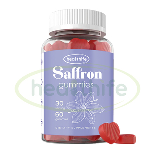 Healthife Saffraansupplement Gummies Saffraan Extract Vitamine B6 <span class=keywords><strong>B12</strong></span> D3 Saffraan Gummies - Product Image 2