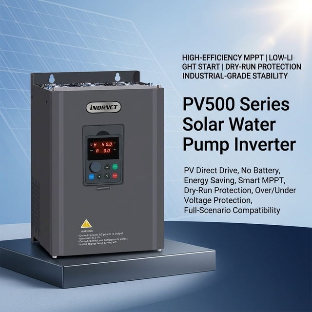 INDRVCT 1.5-45kW (2-60HP) 380V Three Phase CNC VFD Inverter Drive Pid/V/F Control 30KW Solar Pump Inverter for Motor