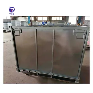 Beverage Industry storage transport folding metal pallet container