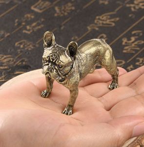 アンティーク模造工芸品工場価格3D犬真鍮像真鍮おもちゃ - Product Image 2