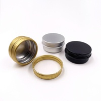 Vente en gros de contenants ronds en aluminium colorés de 5g, 10g, 30g, 60g, 120g avec couvercle à vis, boîte vide pour emballage de pâte cosmétique et artisanat DIY