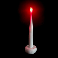 Cepillo de Dientes para Cuidado Bucal Diario con Luz Roja para Tratamiento de Encías, Terapia de Luz Roja, Cepillo de Dientes para Adultos, Reduce la Sangrado Dental, Repara las Encías