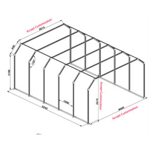 أضواء <span class=keywords><strong>LED</strong></span> لتفصيل السيارات - إضاءة عالية السطوع بقوة 1800 واط للعناية بالسيارات داخل النفق أو ورشة العمل أو المرآب - Product Image 4