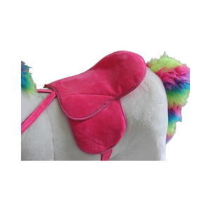 2026 Novo ZT infantil de balanço cavalo unicórnio brinquedo de pelúcia passeio-em brinquedo animal - Product Image 5