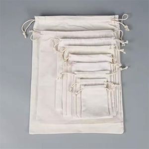 Popular Customized Eco-Friendly Reusable Cotton Canvas <b>Drawstring</b> Pouch Small <b>Drawstring</b> Jewellery <b>Bag</b> - Product Image 4