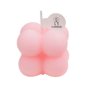 Vela perfumada de cera de soja <span class=keywords><strong>Super</strong></span> Z, velas decorativas de cubo de burbujas con logotipo personalizado de lujo natural - Product Image 4