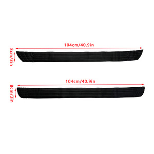 Car Rear Bumper PVC Trunk Door Sill Decoration Anti Kick Scratch Decorative <b>Strip</b> Can Be Cut - Product Image 2
