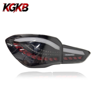 Feux arrière LED KGKB pour BMW X1 F48 F49 2016-2021, animation séquentielle effet écailles de dragon, clignotants dynamiques, paire, Plug & Play