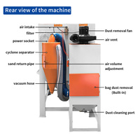Machine de sablage manuelle 7050A, matériel pour pièces automobiles, bijoux, dérouillage de céramique, équipement de polissage et de sablage