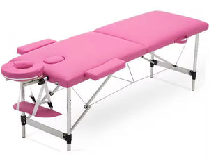 Bestseller Verstellbare 2-teilige Tragbare Aluminium-Klappbare Massageliege mit Kunstleder für SPA-Nutzung 3-teilig Metall - Product Image 5