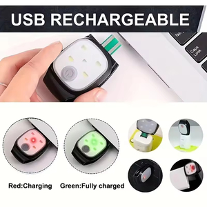 Luces LED Recargables USB para Correr, Trotar, Acampar, Caminar con el Perro, con Clip Nocturno, Reflectantes, Clasificación IP33, 6000K, Luz Diurna - Product Image 3