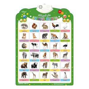 Póster Educativo de Animales con Sonidos en Árabe e Inglés, Juguete Infantil Más Vendido de Todos los Tiempos - Product Image 2