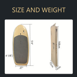 Tabla de Surf Hydrofoil de Fibra de Carbono Haruyama, Núcleo de EPS, Fibra de Vidrio Epoxi, Color Personalizado, 8 kg, Ligera, para Surf Offshore Unisex - Product Image 6