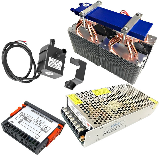 210W Semiconductor Water Cooling Unit Module Electronic Refrigerator Peltier Thermoelectric Cooler