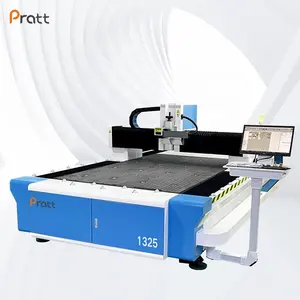 Pratt Grote Korting Fiber Laser Graveermachine 1300*2500Mm Voor Glas Zandstraal Boor Verf Verwijderen Procesgravure