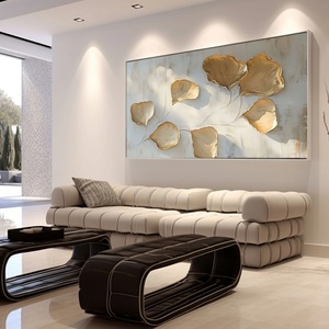 Décoration murale verticale texturée, art mural 3D fait main, grande peinture abstraite minimaliste sur toile, cadeau de déménagement unique - Product Image 1