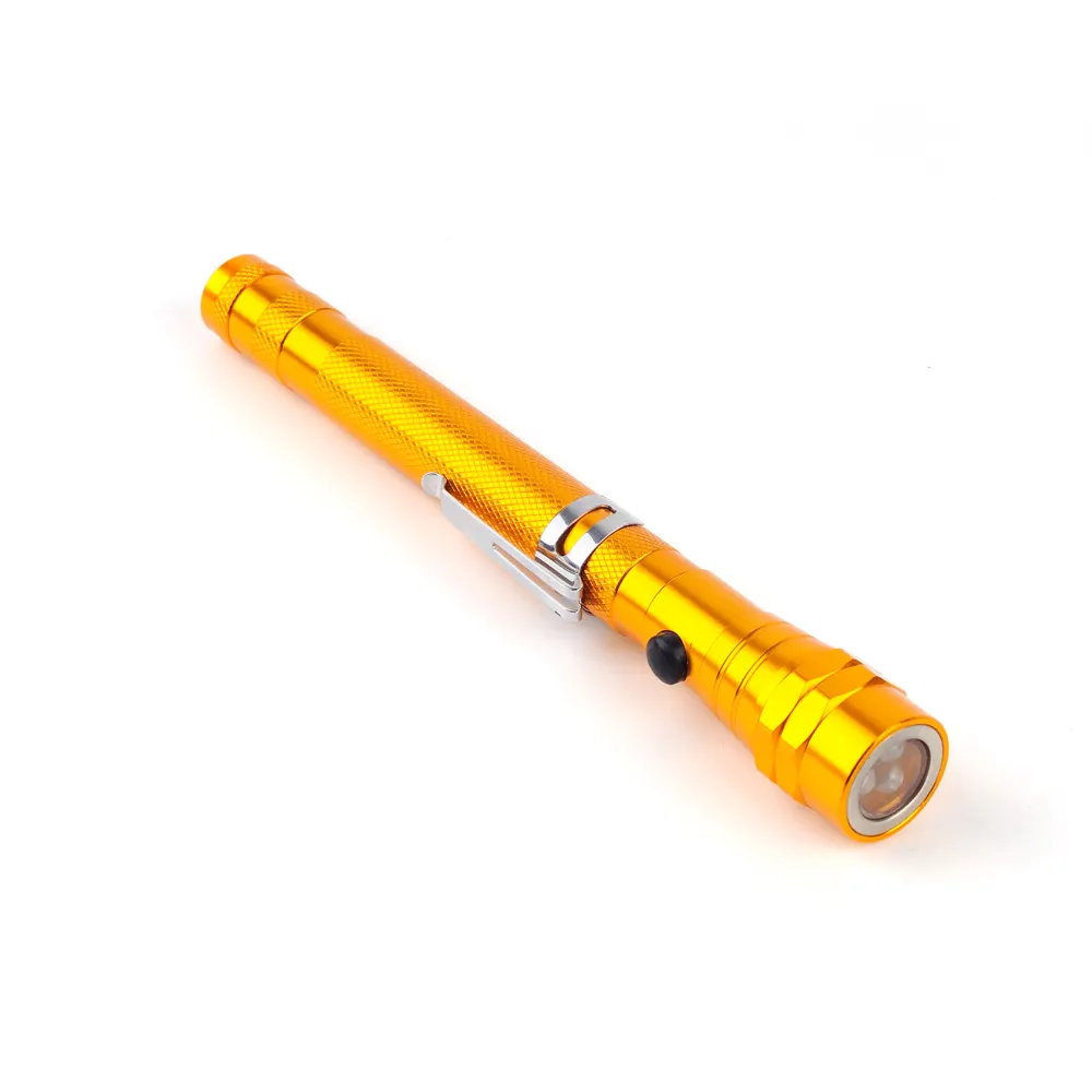 Goed Verkopen Professionele Productie 3led Telescopische Led Zaklampen Fakkel Magnetische Kop Pick-Up Tool