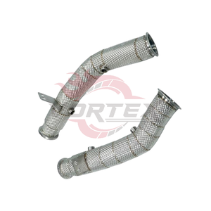 Tubería de Escape Turbo de Acero Inoxidable con Aislamiento Térmico Vortex, Pulido Espejo, para Mercedes Benz C43 M276, Mejora de Rendimiento, Instalación con Pernos - Product Image 5