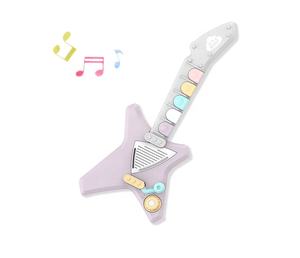 תינוק צעצוע כלי נגינה מיני חשמלי גיטרה צעצוע בס עם מתכוונן נפח מוסיקה והאור עבור פעוט מוקדם חינוכיים - Product Image 3