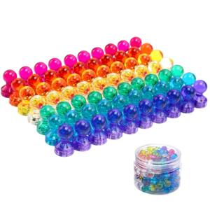 המפעל הסיטונאי מגנטי צבעוני מגנטי מגנט לדחוף מגנט סיכה חזק סיכה עבור משרד באמצעות - Product Image 4