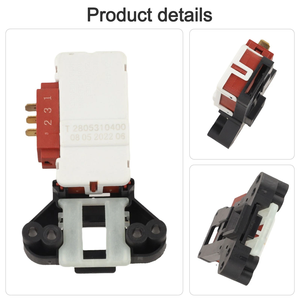 Interruttore di blocco porta lavatrice 2805310400 ZV-446, gruppo serratura porta elettronica con ritardo - Product Image 2