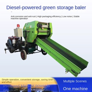 Presse à balles pour ensilage agricole Machine à emballer et à couper le fourrage Machine à emballer la presse à balles rondes pour l'alimentation animale et le maïs - Product Image 5