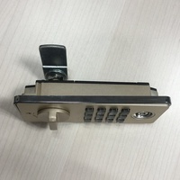 Serrure électronique magnétique à bouton-poussoir en alliage de zinc, argentée/dorée, pour tiroirs, portes et casiers de maison et centres de fitness