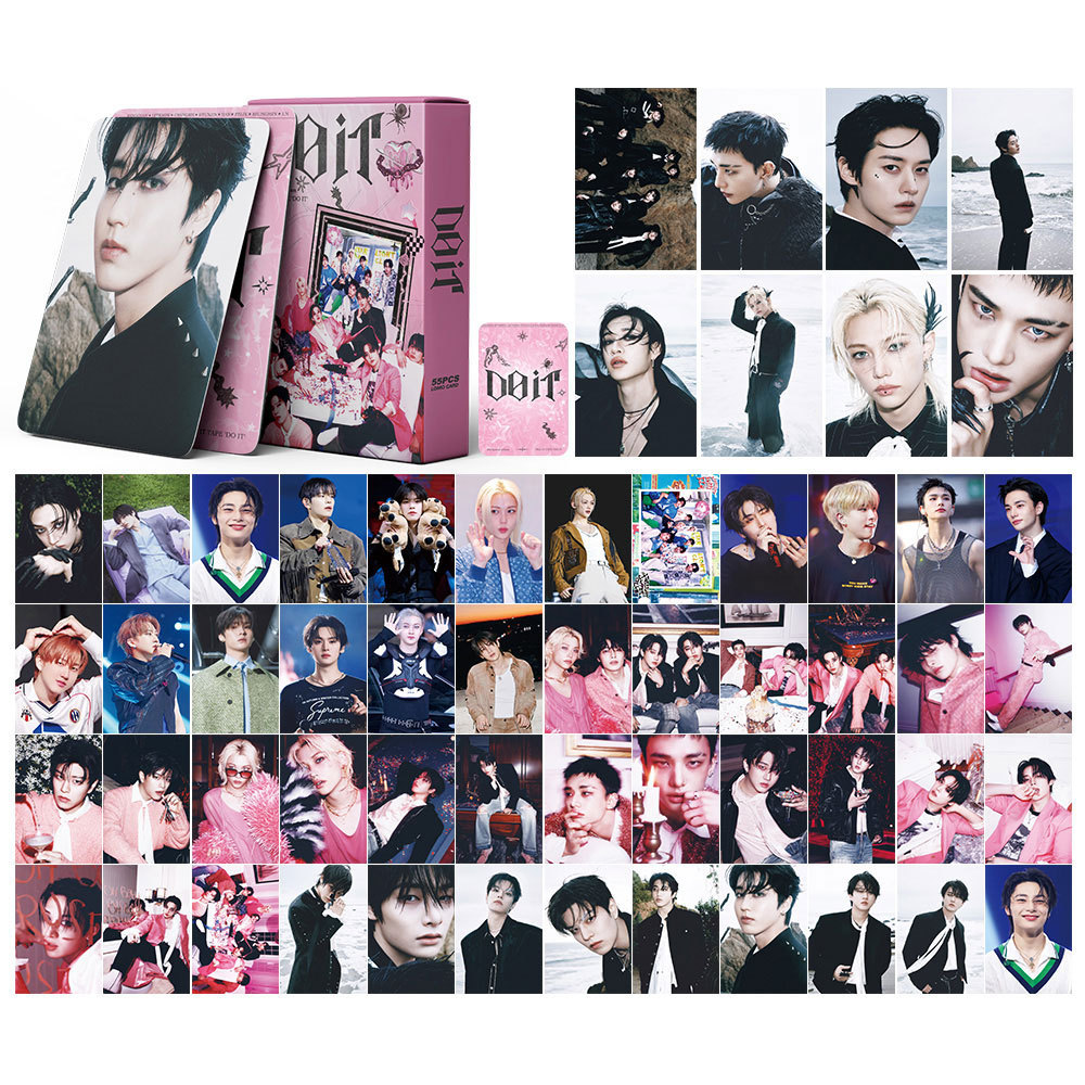 55pcs/set Kpop Straykids 2026 Season's Greetings Lomo Cards