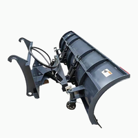 Personnalisé de haute qualité Skid Steer Loader Attachment snow loader blade tracteur neige pelle charrue niveleuse grattoir